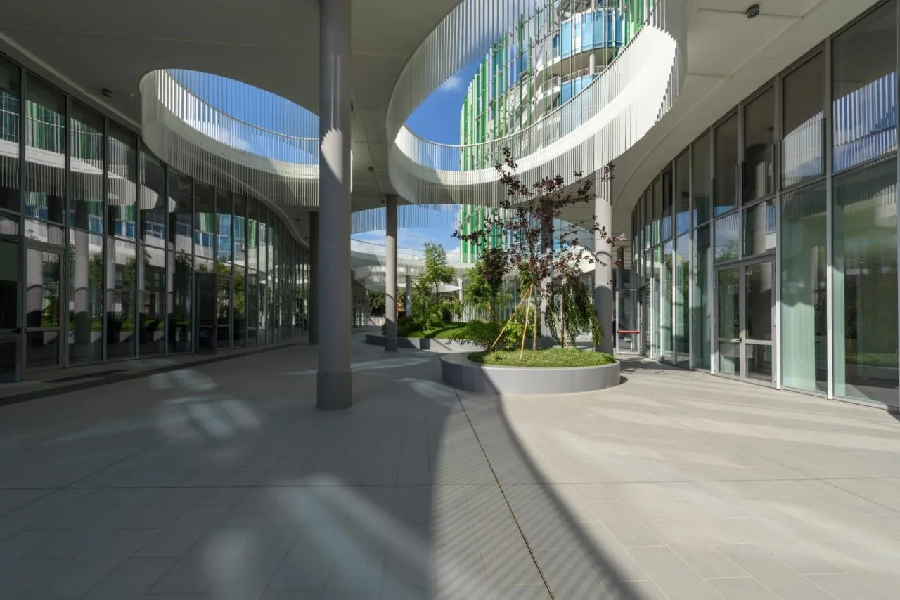 BIM Architecture | Industrial Zone Transforms into Green Campus: New Headquarters of Rome Third University/MCA Architecture Firm