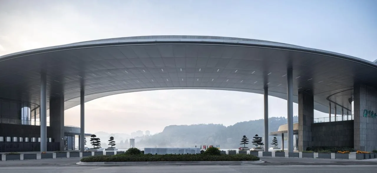 BIM Architecture | Jiande City Cultural Complex: Civic Space with Dialogue between Mountains and Rivers/GOA Works