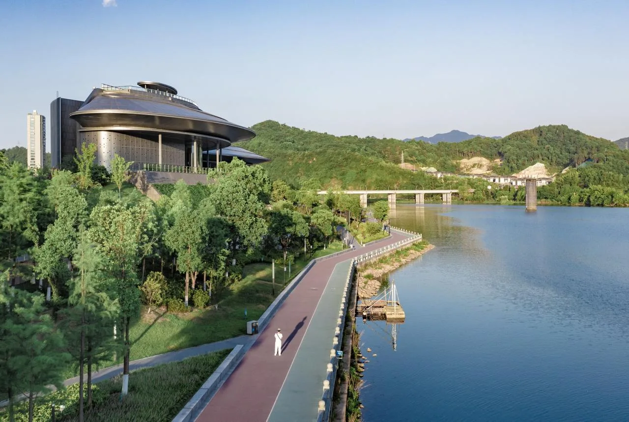 BIM Architecture | Jiande City Cultural Complex: Civic Space with Dialogue between Mountains and Rivers/GOA Works