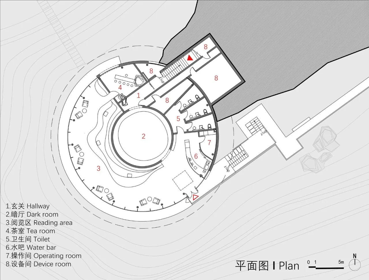 BIM Architecture | Seaside Bookstore on the Cliff: Huizhou Shuangyue Bay Yidrip Water Library/Sanwen Architecture