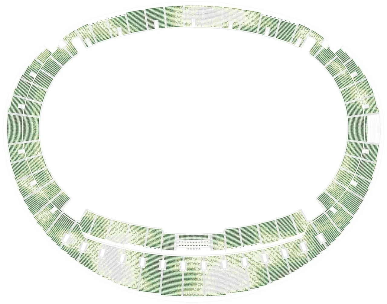 BIM Architecture | Design of the World's Largest Earthly Covered Building Complex: 'Disappearing Stadium'/MAD Ma Yansong