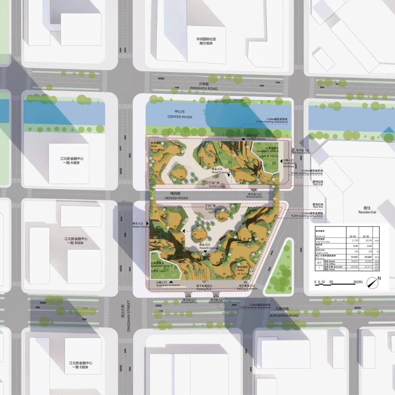 BIM architecture | High altitude canyon: Nanjing Oasis Building/MVRDV wins bid