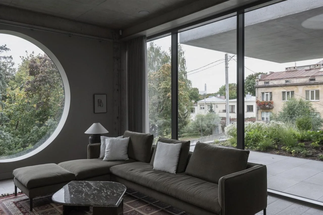 BIM Architecture | Modernist Concrete Housing, Kaunas House/Architectural Bureau G. Natkevicius&  Partners