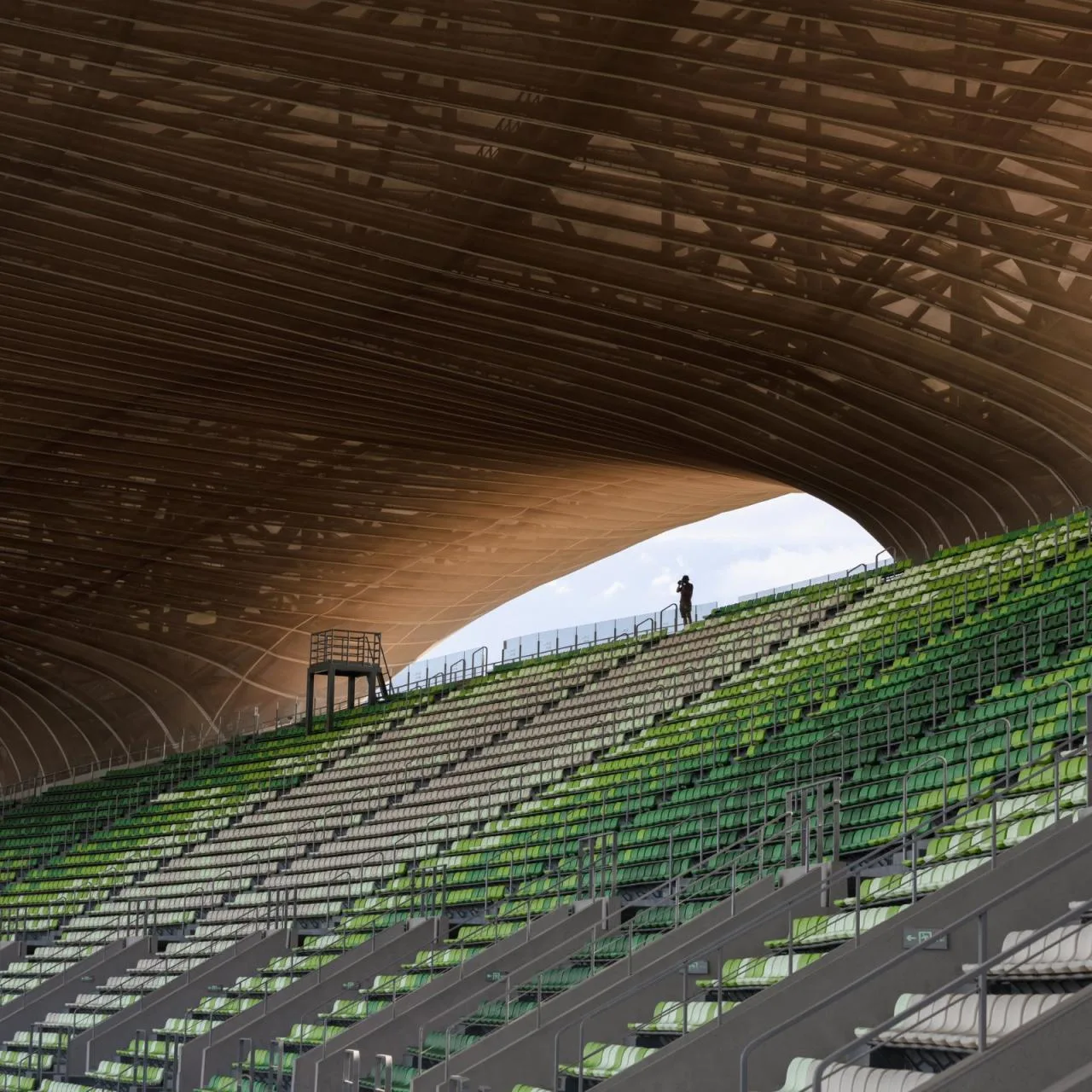 BIM Architecture | Design of the World's Largest Earthly Covered Building Complex: 'Disappearing Stadium'/MAD Ma Yansong