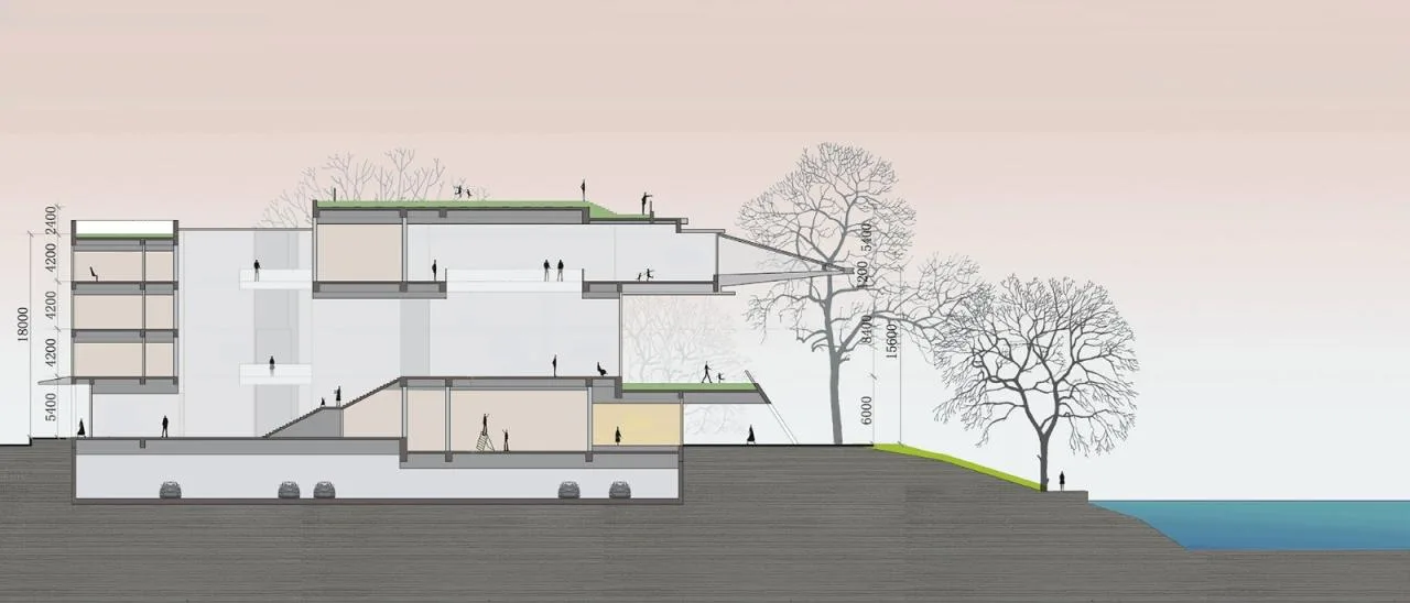 BIM Architecture | Jiande City Cultural Complex: Civic Space with Dialogue between Mountains and Rivers/GOA Works