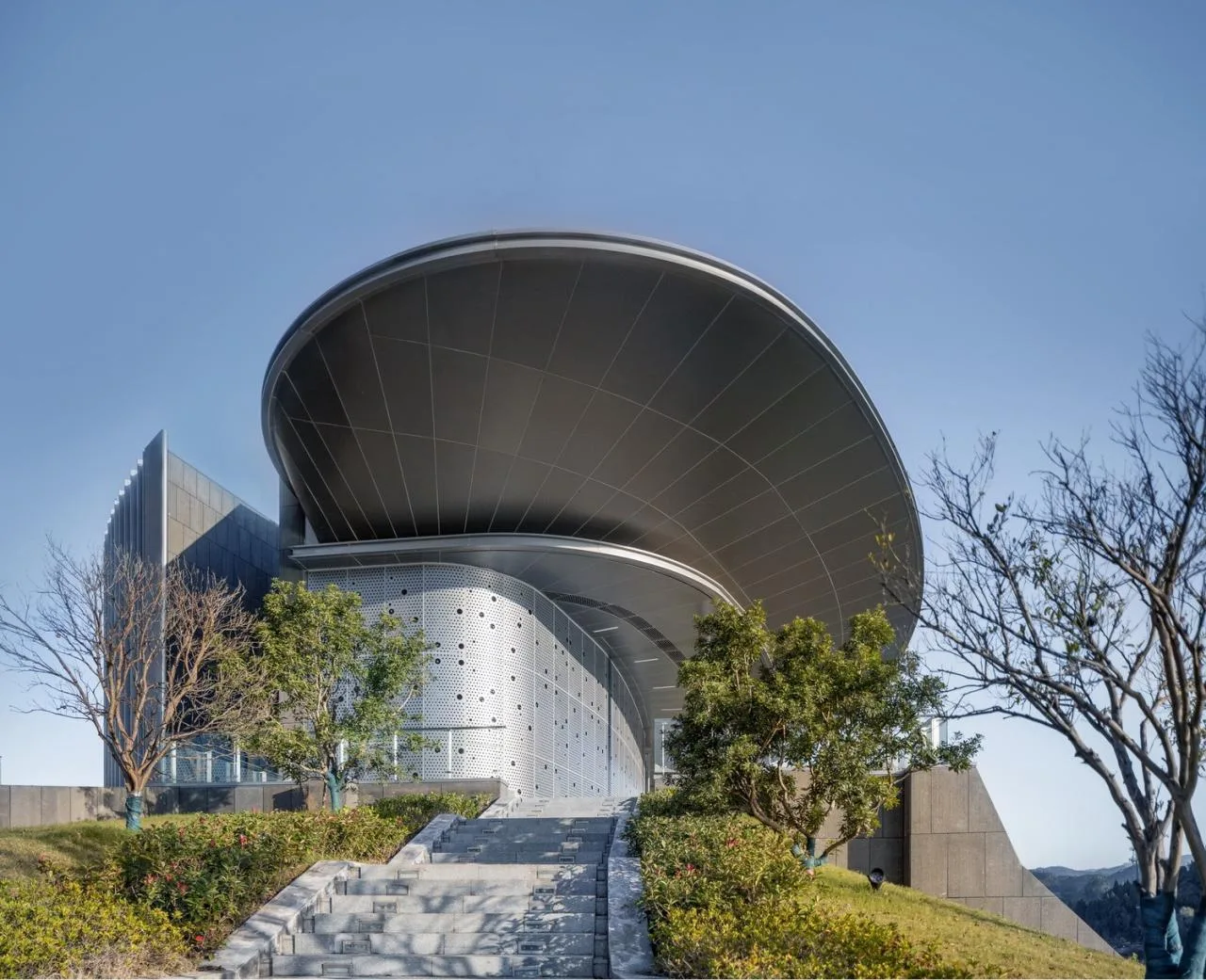 BIM Architecture | Jiande City Cultural Complex: Civic Space with Dialogue between Mountains and Rivers/GOA Works