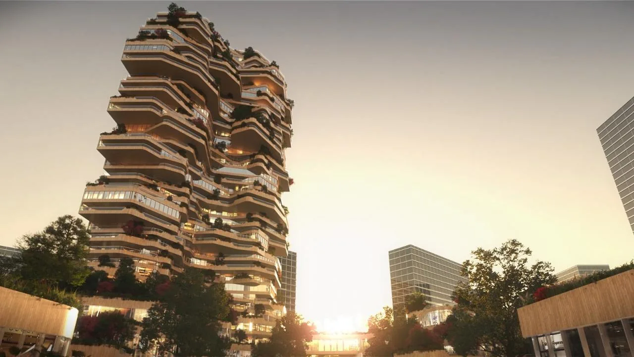 BIM architecture | High altitude canyon: Nanjing Oasis Building/MVRDV wins bid