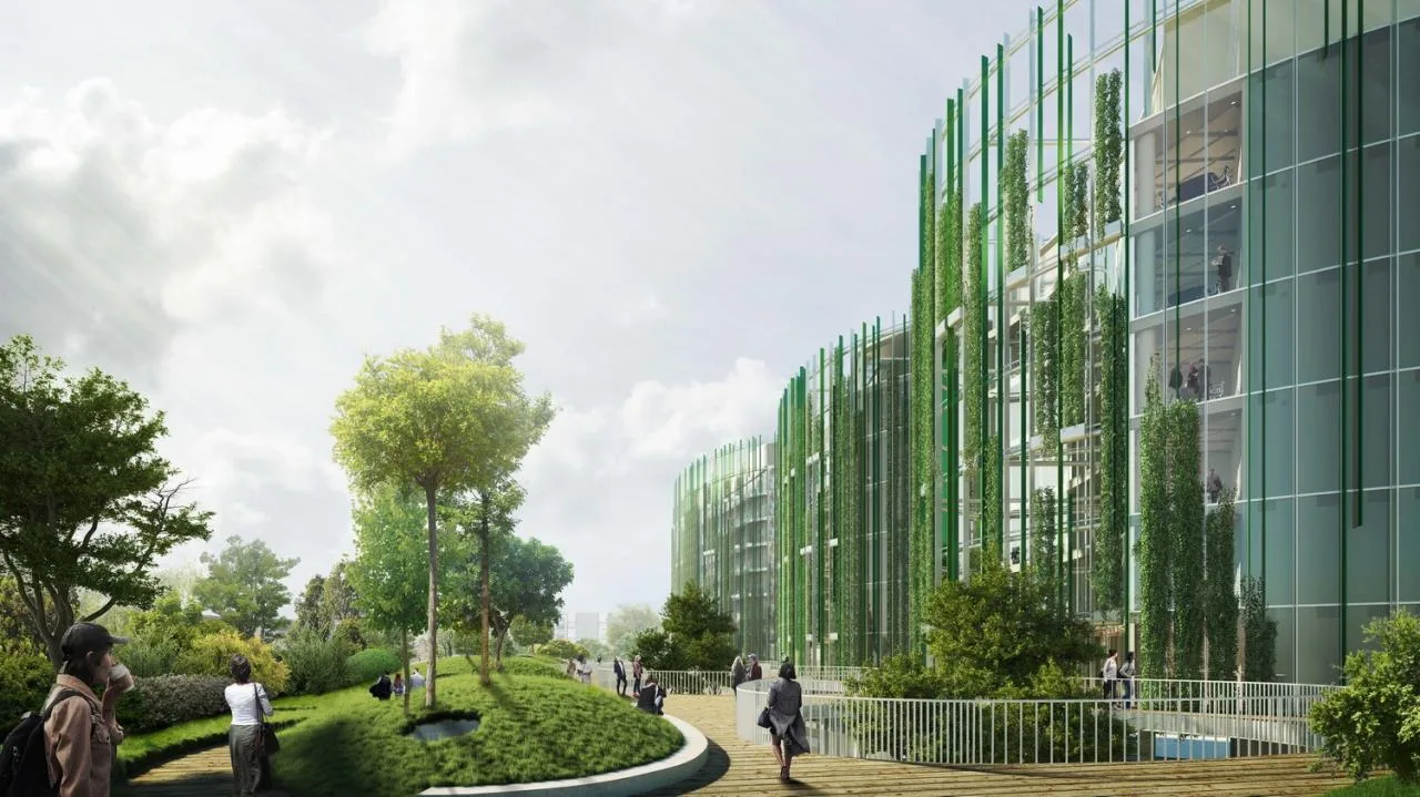 BIM Architecture | Industrial Zone Transforms into Green Campus: New Headquarters of Rome Third University/MCA Architecture Firm