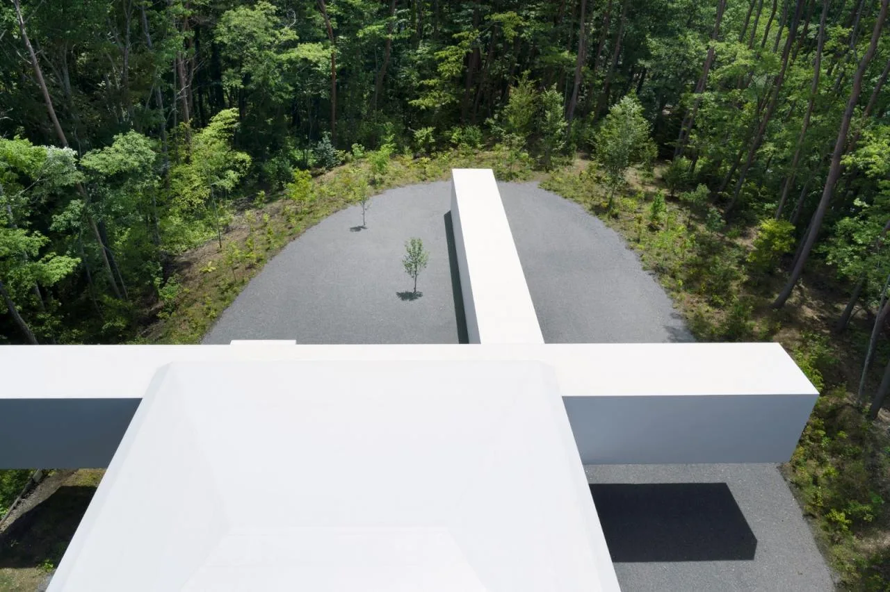 BIM Architecture | Japan Nagano Minimalist Hotel Culvert, Prefabricated Concrete Tunnel/Nendo