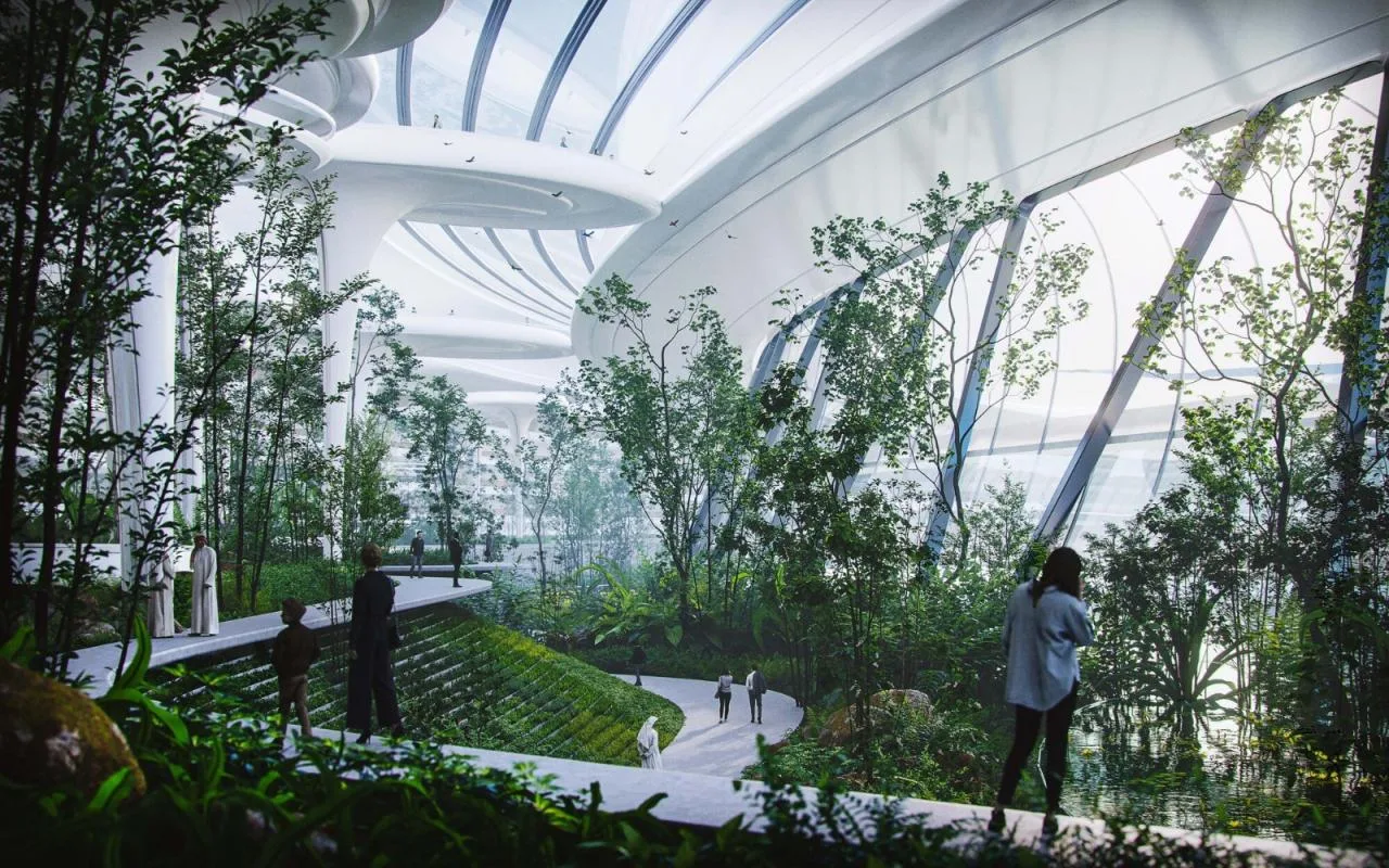 BIM Architecture | Urban Center Circle: Around the World's tallest skyscraper/ZNera Space