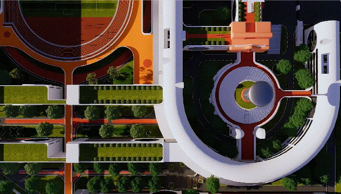 BIM Architecture | Futurist Campus: Western (Chongqing) Science City Future Campus International Competition/Wang Junbao DIKA