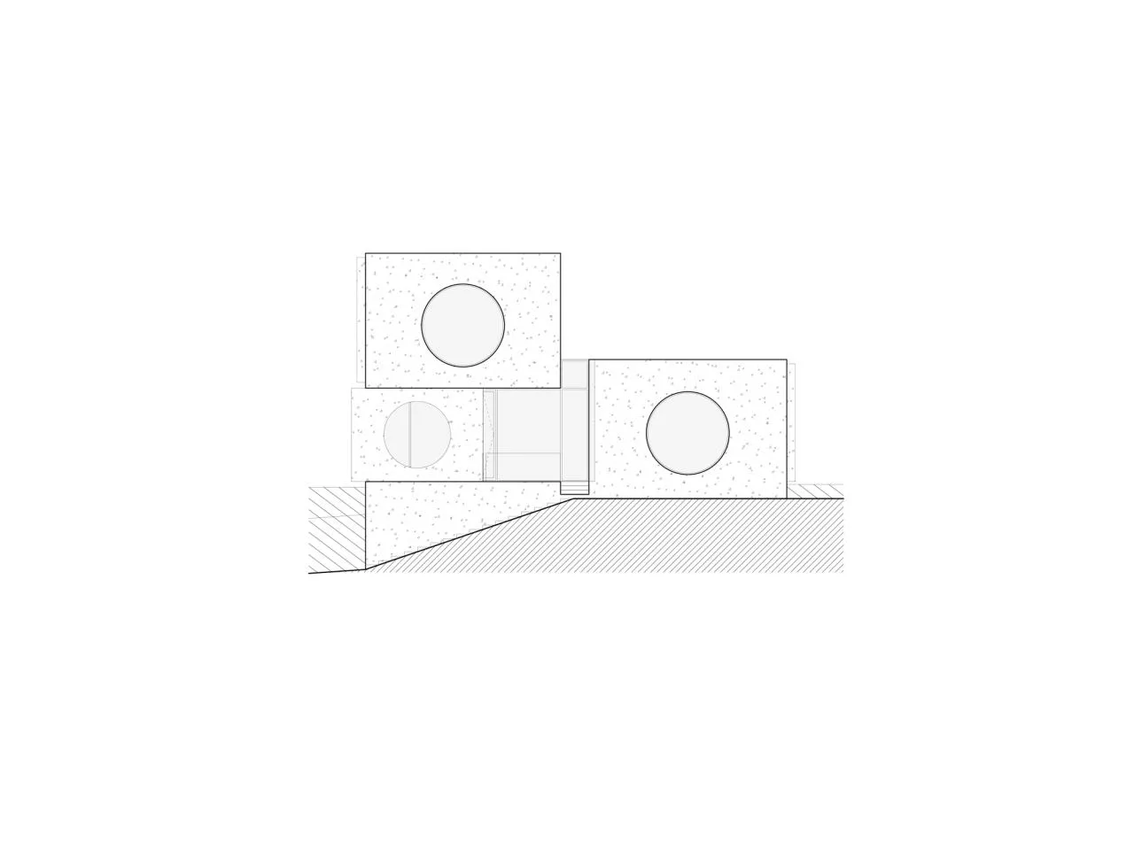 BIM Architecture | Modernist Concrete Housing, Kaunas House/Architectural Bureau G. Natkevicius&  Partners