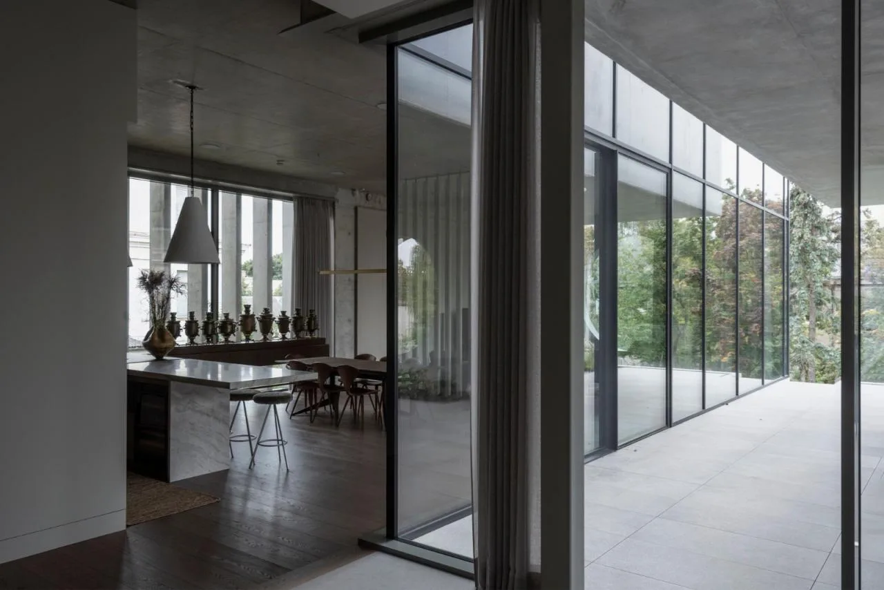 BIM Architecture | Modernist Concrete Housing, Kaunas House/Architectural Bureau G. Natkevicius&  Partners