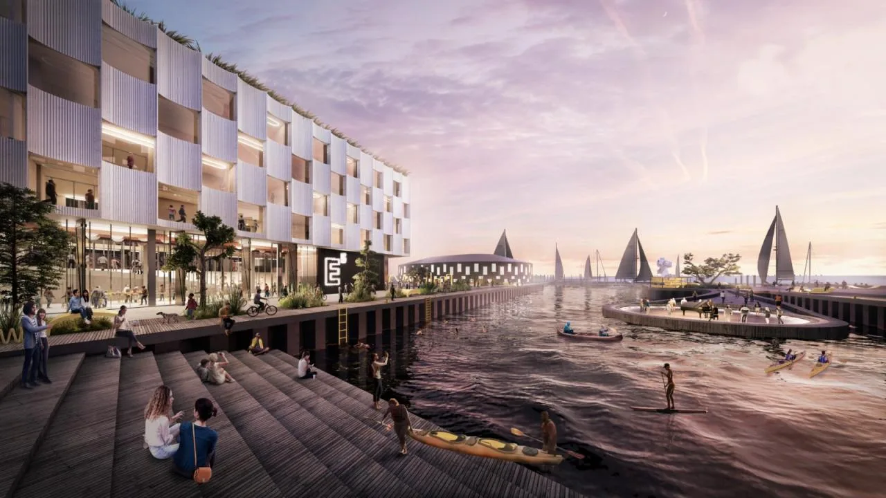 BIM Architecture | New Education Park Design on Esbjer Island, Denmark/BIG