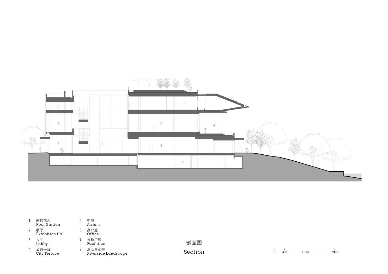 BIM Architecture | Jiande City Cultural Complex: Civic Space with Dialogue between Mountains and Rivers/GOA Works