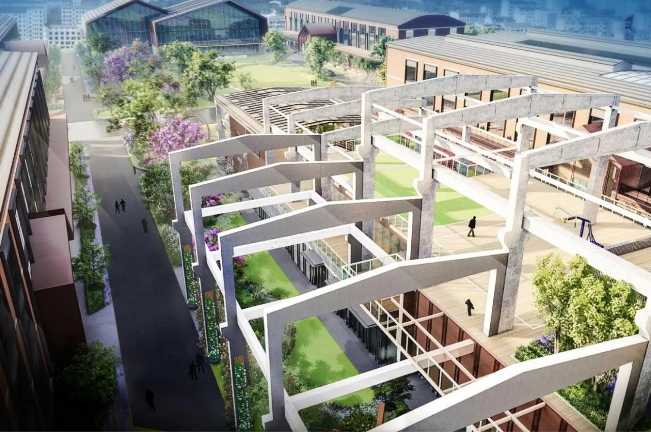 BIM Architecture | Protection and Utilization of Industrial Heritage: Baodi Hefei Iron and Steel Plant Renovation Project/UA You'an Design