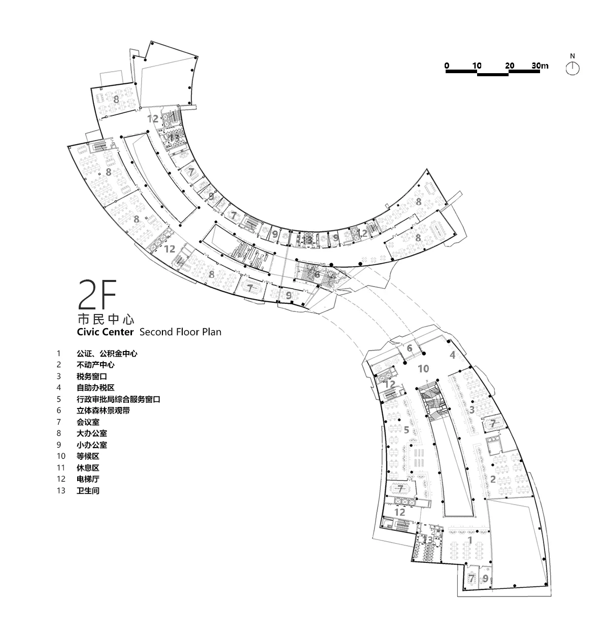 BIM Architecture | Integrating Architecture with Nature: Meishan East New City Three Centers and One Base/Mainland Architectural Design