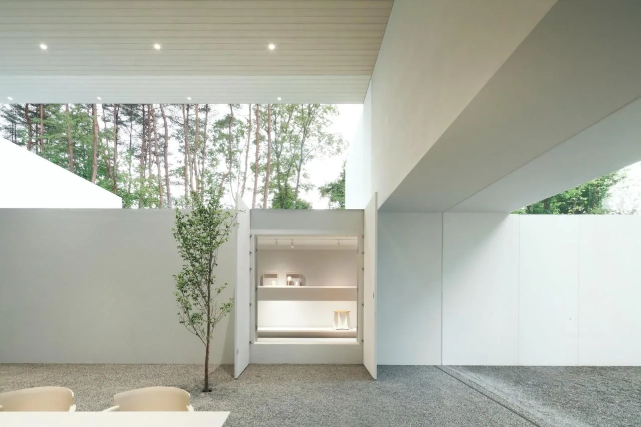 BIM Architecture | Japan Nagano Minimalist Hotel Culvert, Prefabricated Concrete Tunnel/Nendo