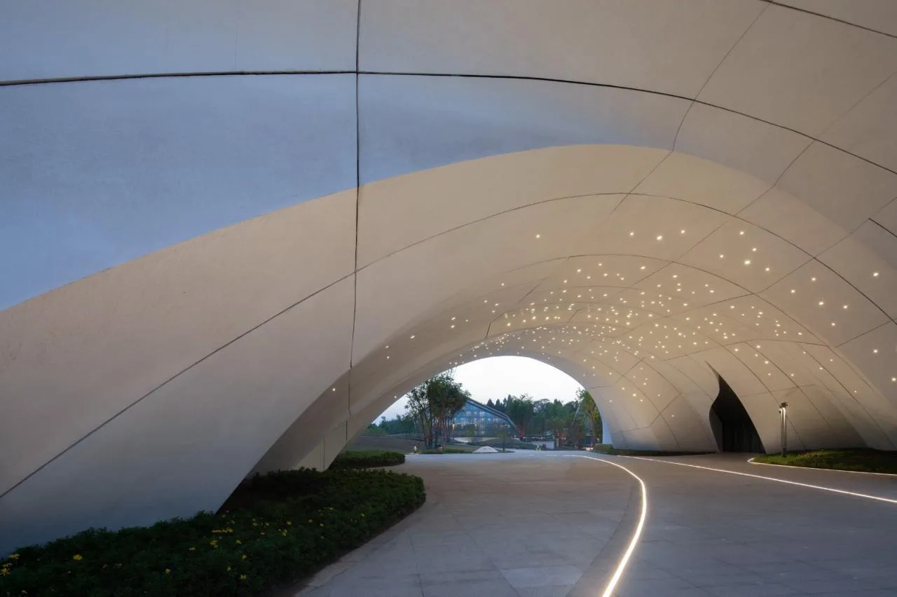 BIM Architecture | Integrating Architecture with Nature: Meishan East New City Three Centers and One Base/Mainland Architectural Design