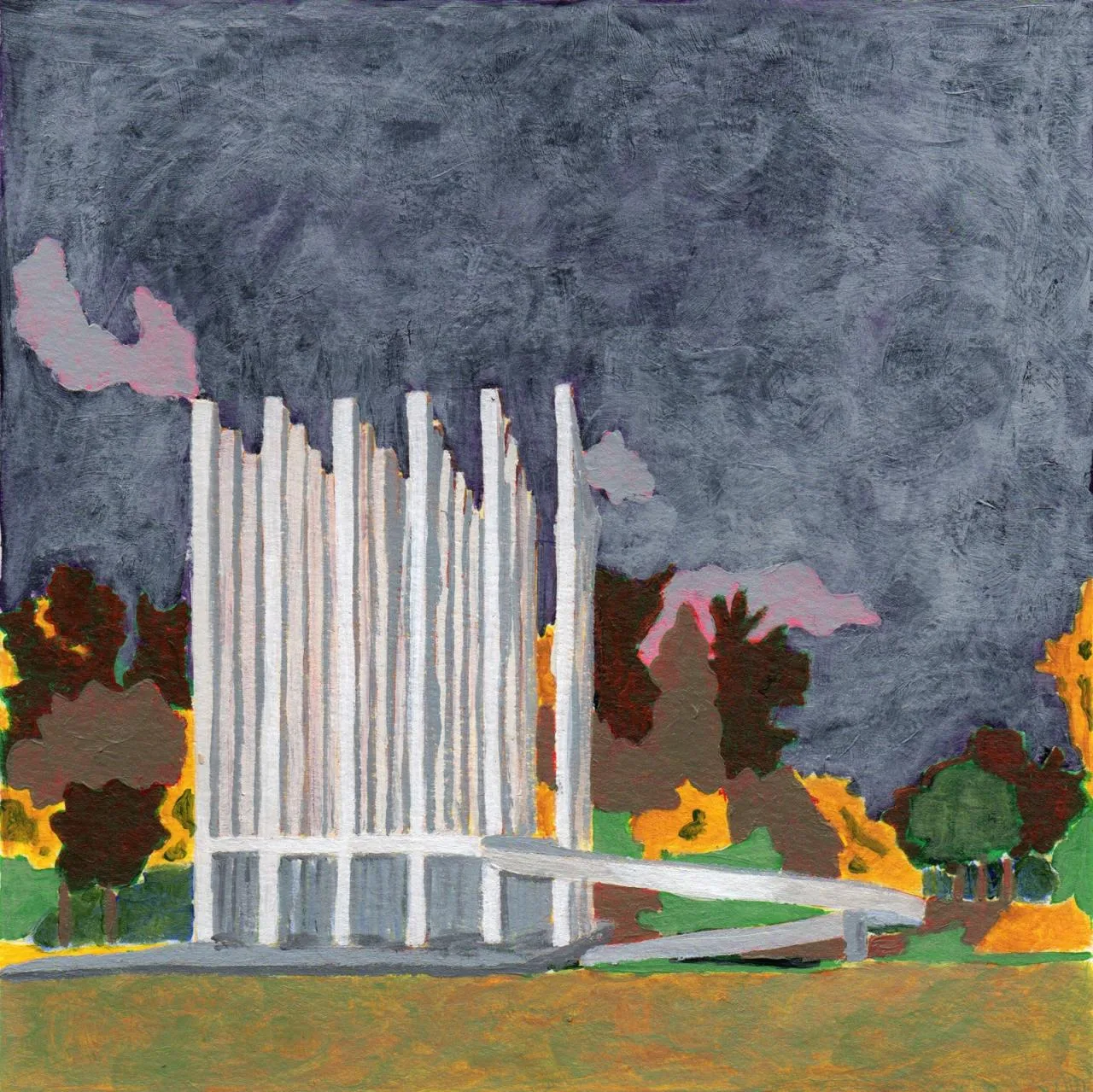 BIM Architecture | Only Structure, Unnamed Works/Pezo von Ellrichshausen Illustration