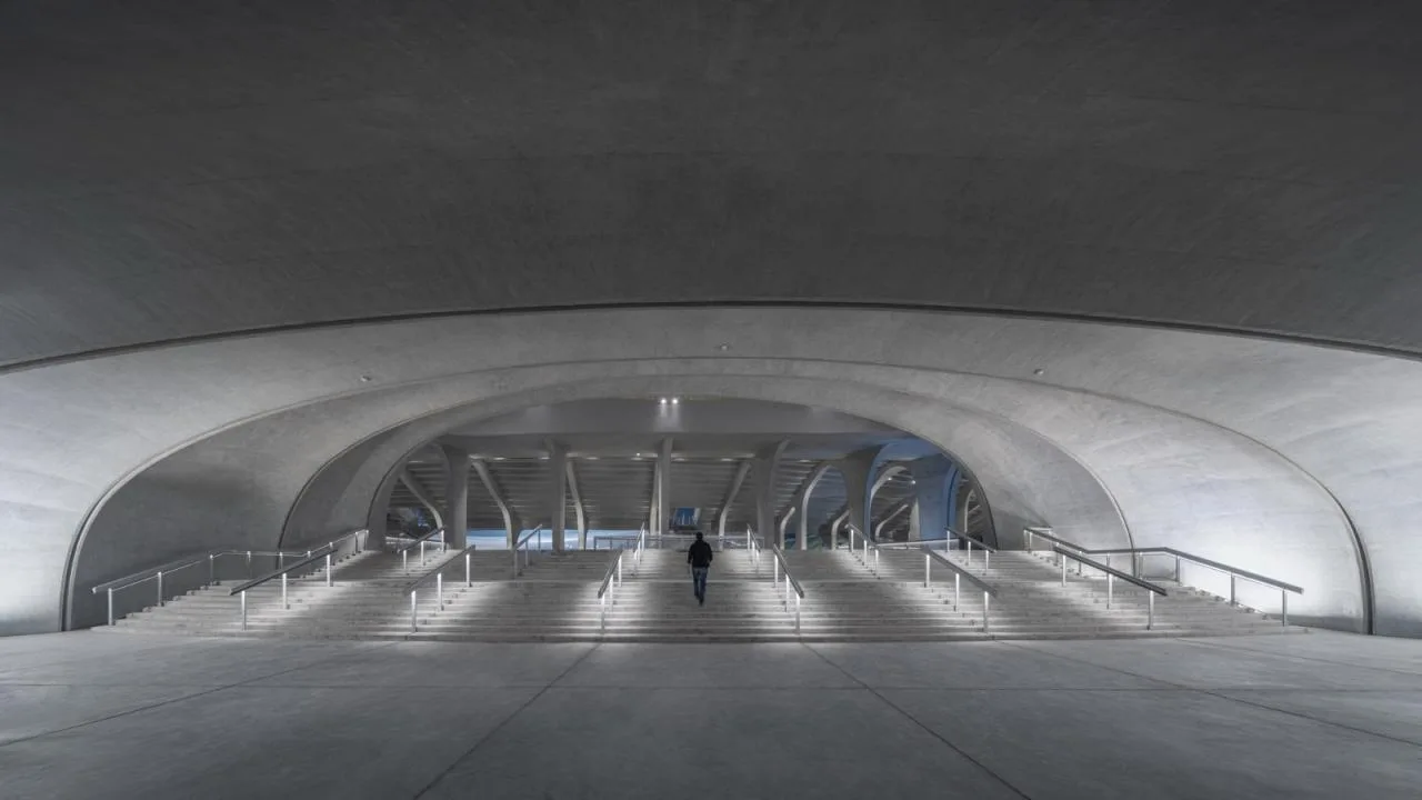 BIM Architecture | Design of the World's Largest Earthly Covered Building Complex: 'Disappearing Stadium'/MAD Ma Yansong