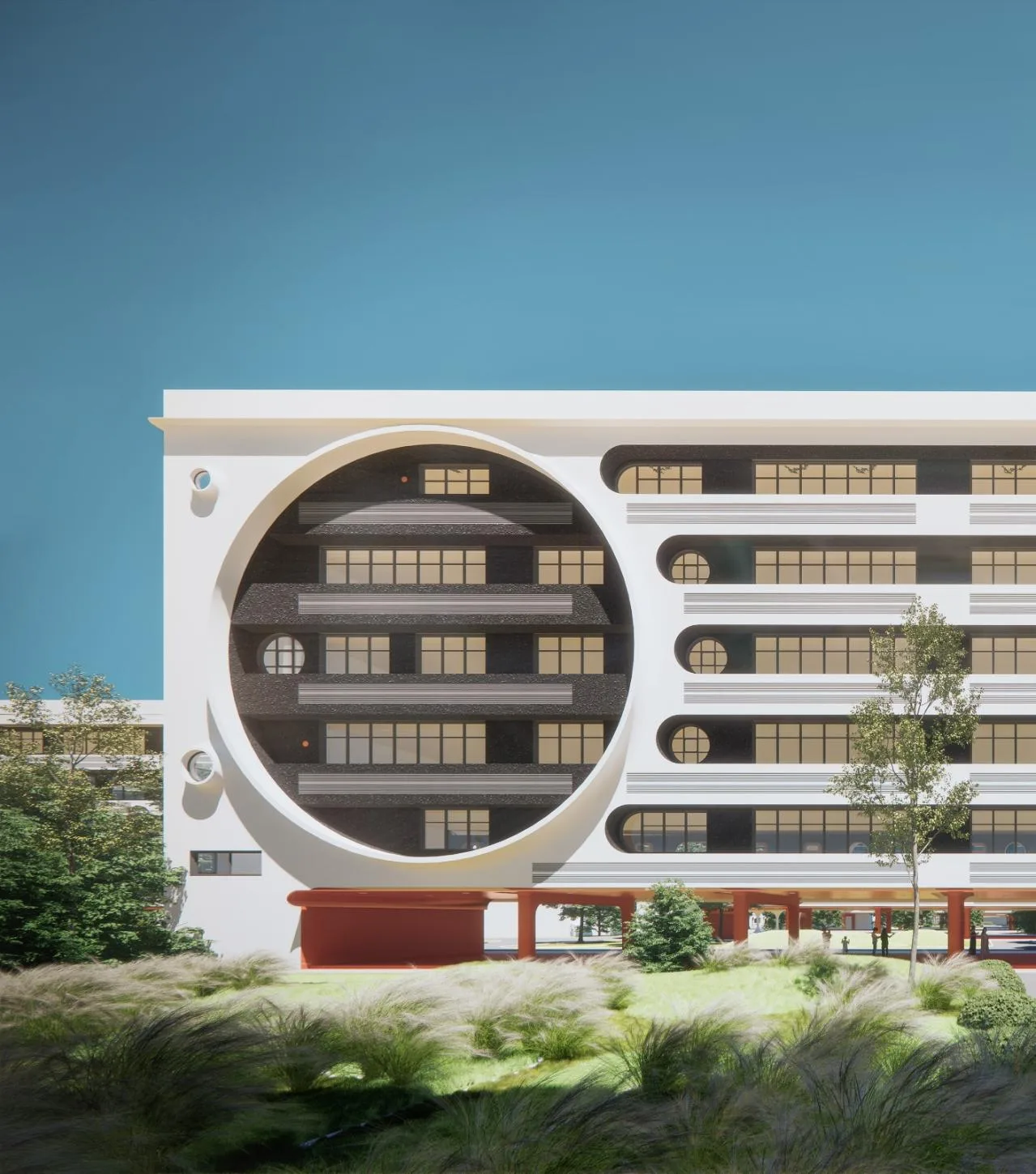 BIM Architecture | Futurist Campus: Western (Chongqing) Science City Future Campus International Competition/Wang Junbao DIKA