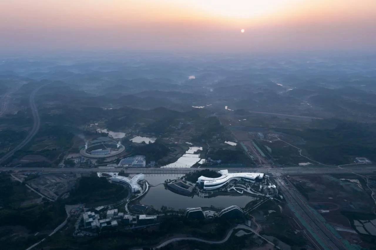 BIM Architecture | Integrating Architecture with Nature: Meishan East New City Three Centers and One Base/Mainland Architectural Design