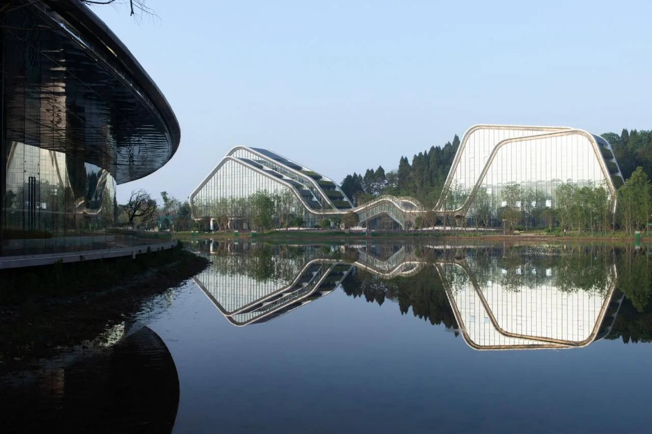 BIM Architecture | Integrating Architecture with Nature: Meishan East New City Three Centers and One Base/Mainland Architectural Design