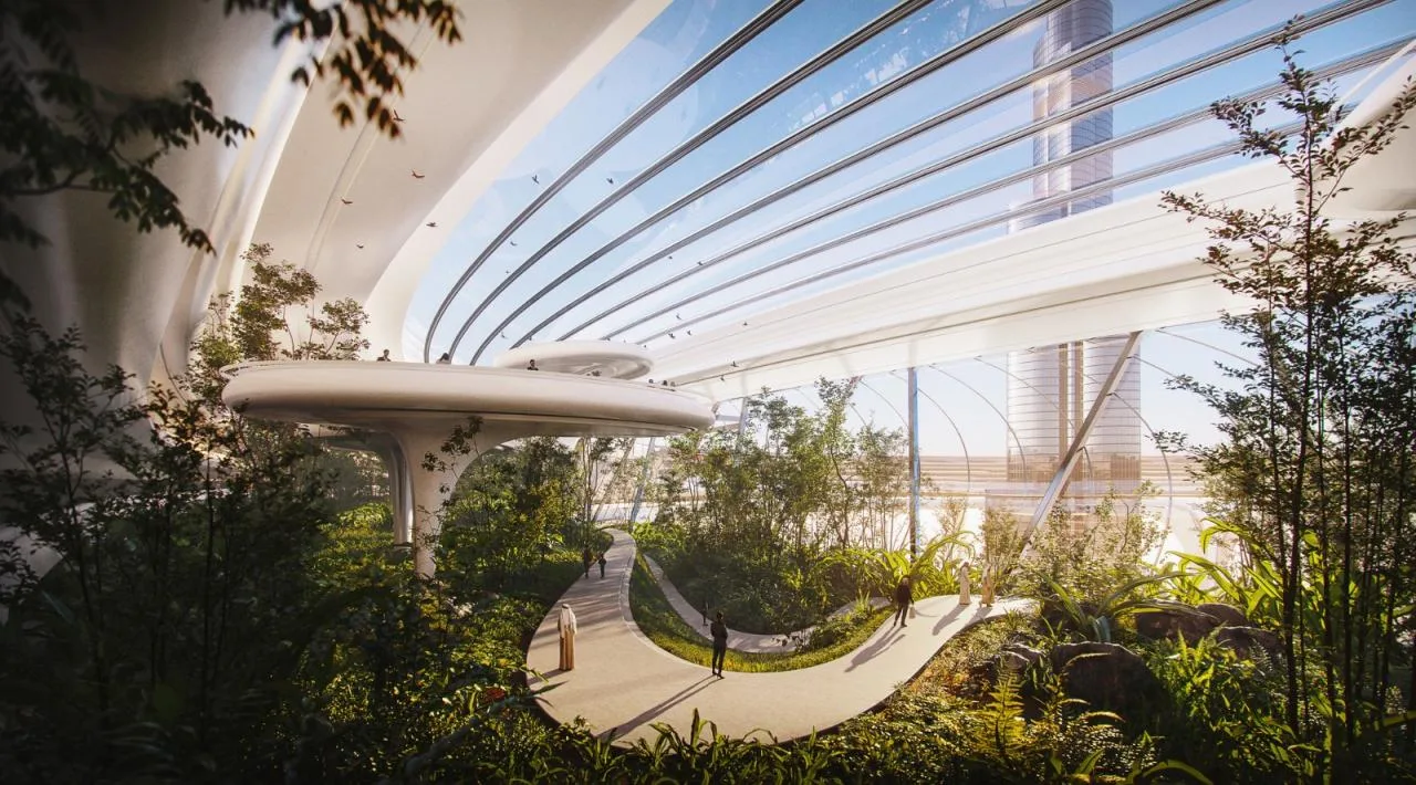 BIM Architecture | Urban Center Circle: Around the World's tallest skyscraper/ZNera Space