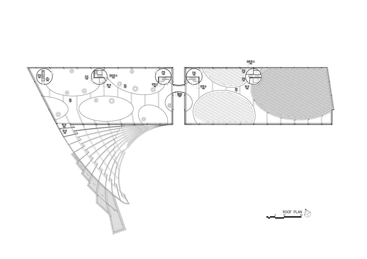 BIM Architecture | Fan shaped Unfolding, SISB/Plan Architect for Thonburi Campus in Thailand