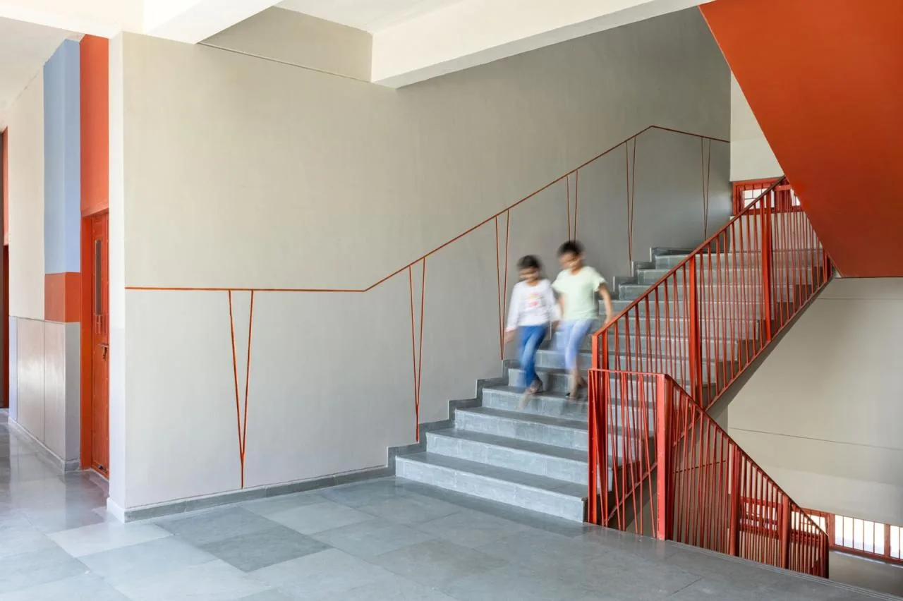 BIM architecture | Campus with walls erected/Kamat& Rozario Architecture