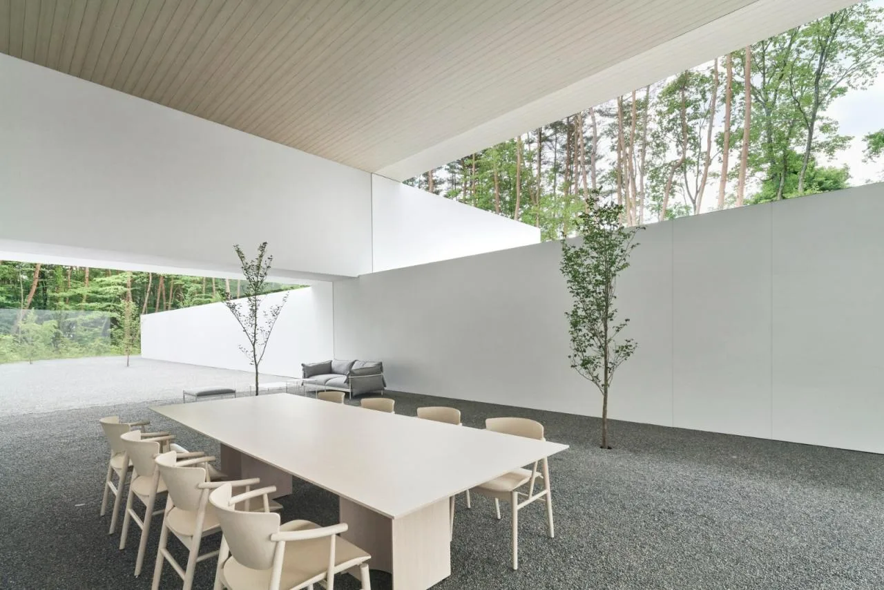 BIM Architecture | Japan Nagano Minimalist Hotel Culvert, Prefabricated Concrete Tunnel/Nendo