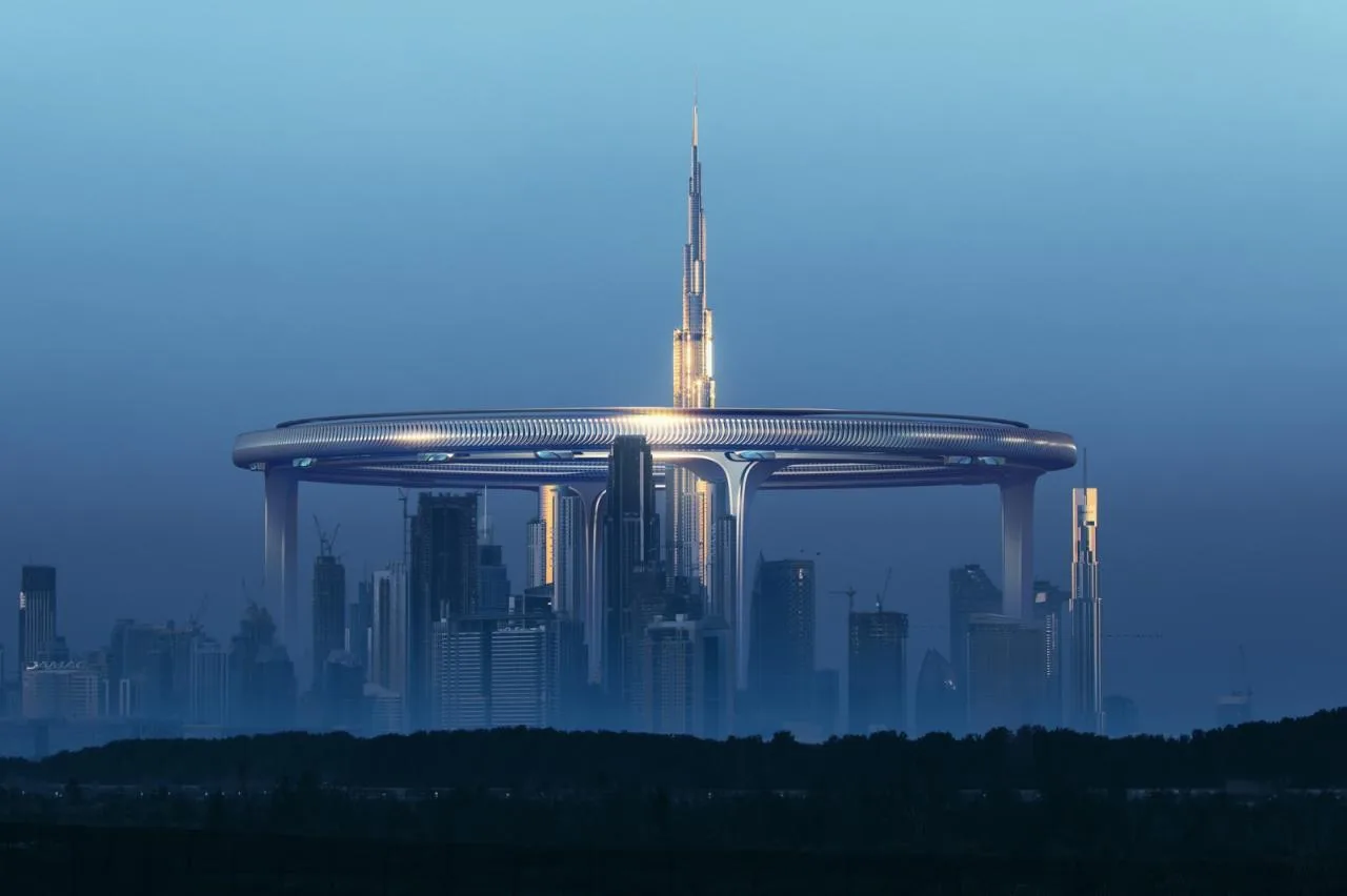 BIM Architecture | Urban Center Circle: Around the World's tallest skyscraper/ZNera Space