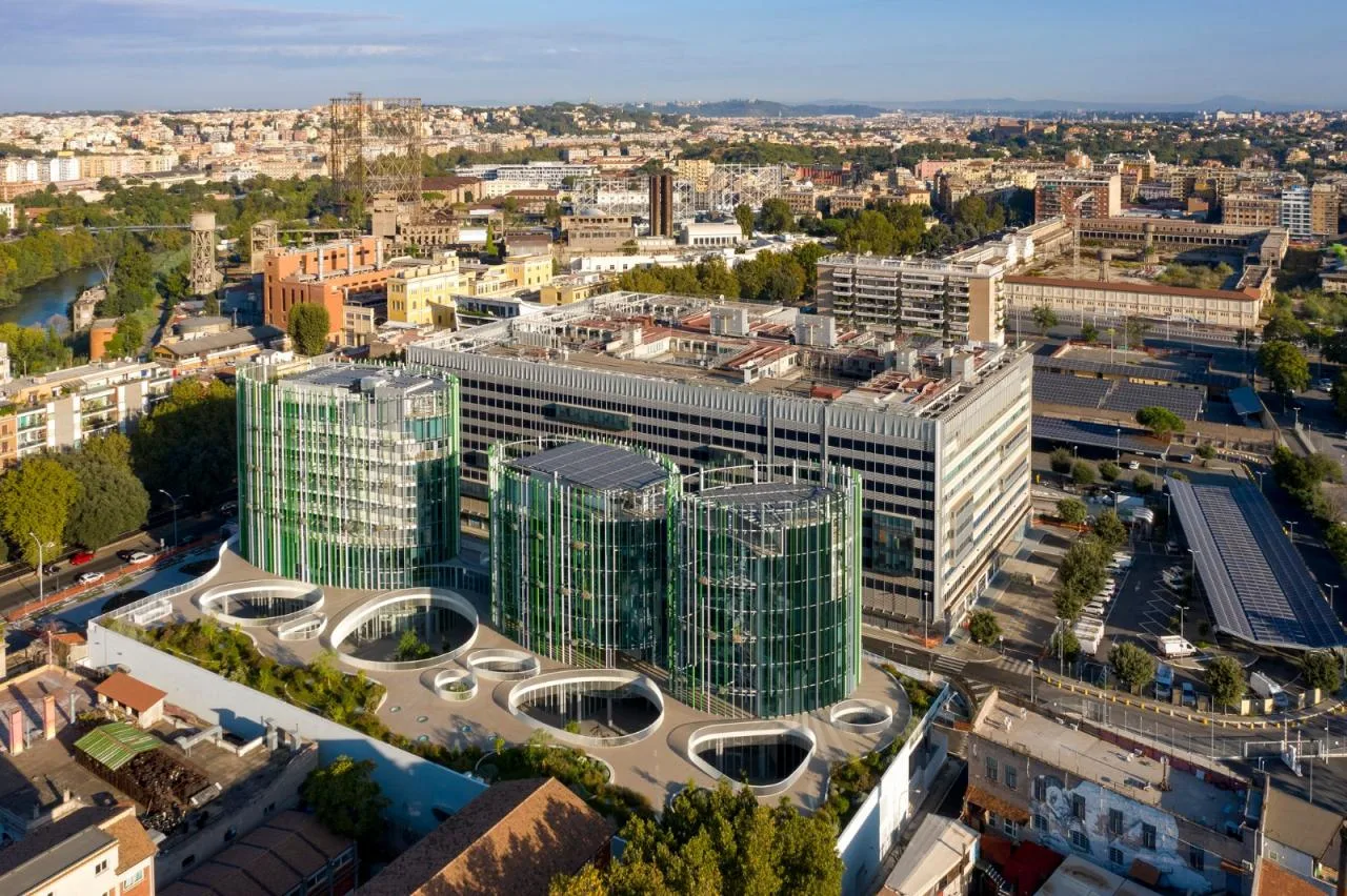 BIM Architecture | Industrial Zone Transforms into Green Campus: New Headquarters of Rome Third University/MCA Architecture Firm