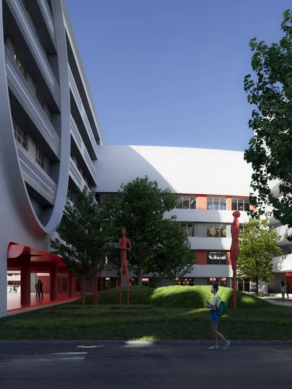 BIM Architecture | Futurist Campus: Western (Chongqing) Science City Future Campus International Competition/Wang Junbao DIKA