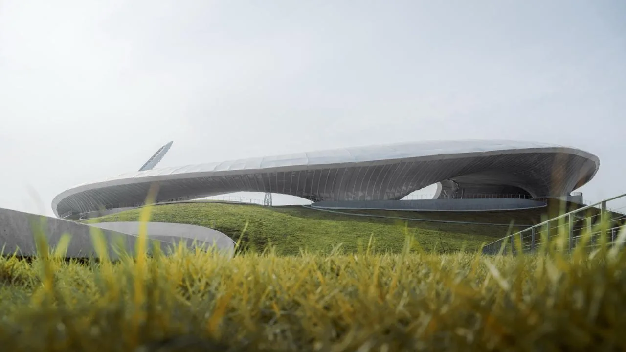 BIM Architecture | Design of the World's Largest Earthly Covered Building Complex: 'Disappearing Stadium'/MAD Ma Yansong