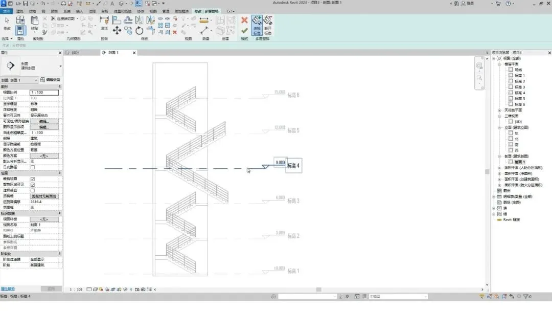 How does Revit automatically generate multi story stairs using BIM techniques? Get it done in one step!