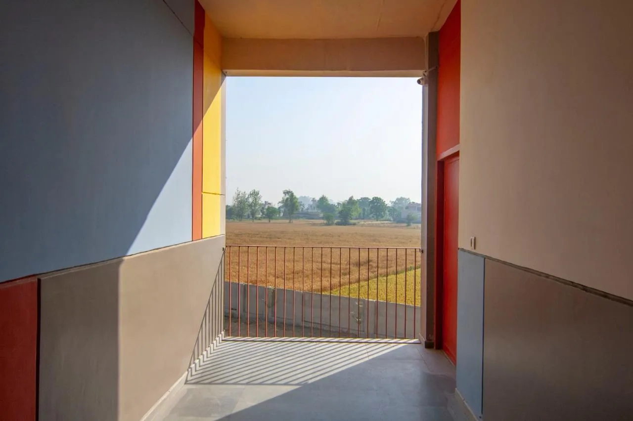 BIM architecture | Campus with walls erected/Kamat& Rozario Architecture