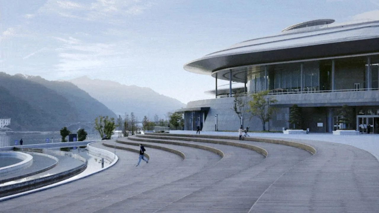 BIM Architecture | Jiande City Cultural Complex: Civic Space with Dialogue between Mountains and Rivers/GOA Works