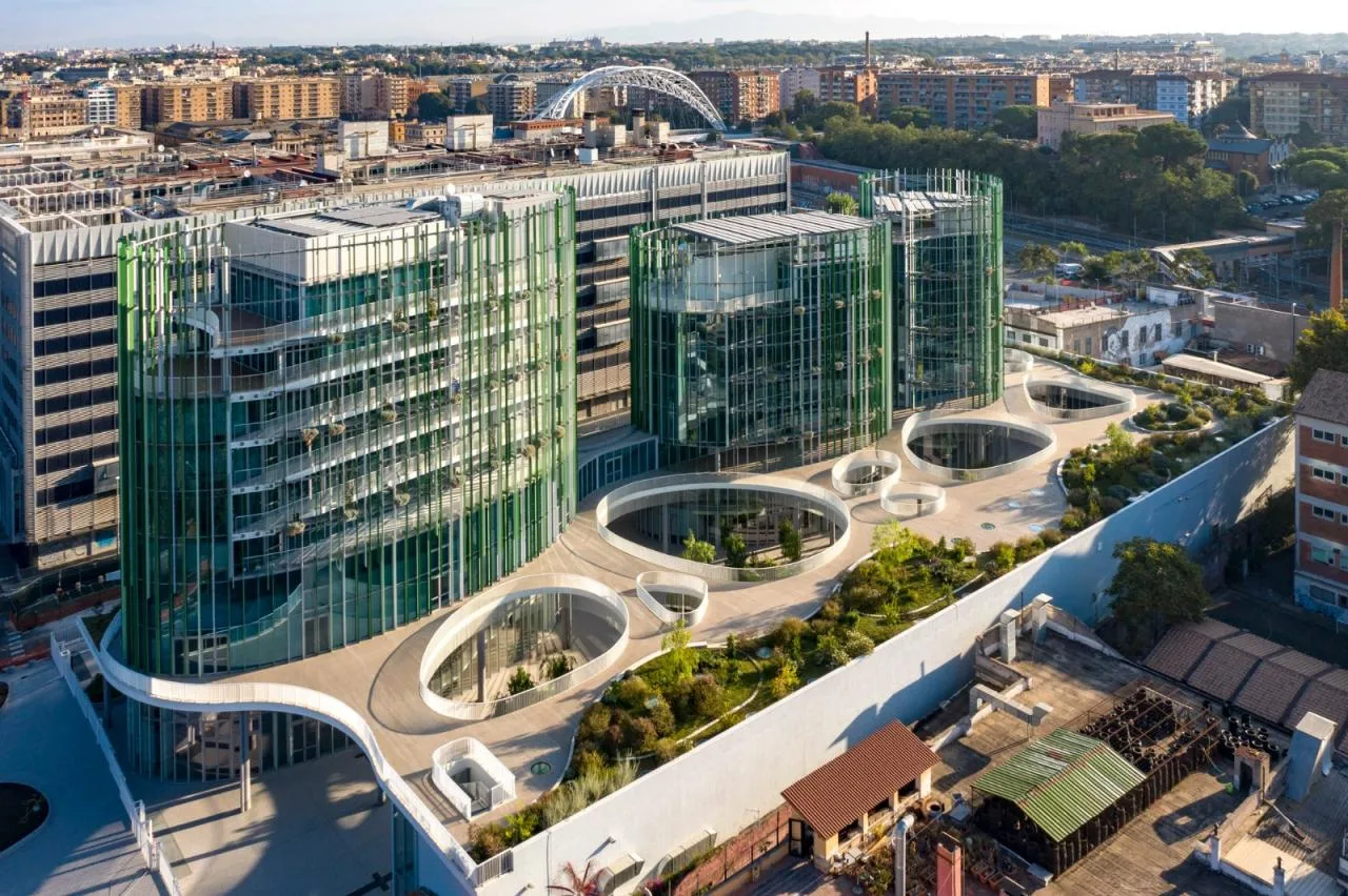 BIM Architecture | Industrial Zone Transforms into Green Campus: New Headquarters of Rome Third University/MCA Architecture Firm