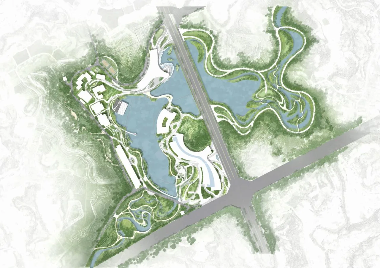 BIM Architecture | Integrating Architecture with Nature: Meishan East New City Three Centers and One Base/Mainland Architectural Design