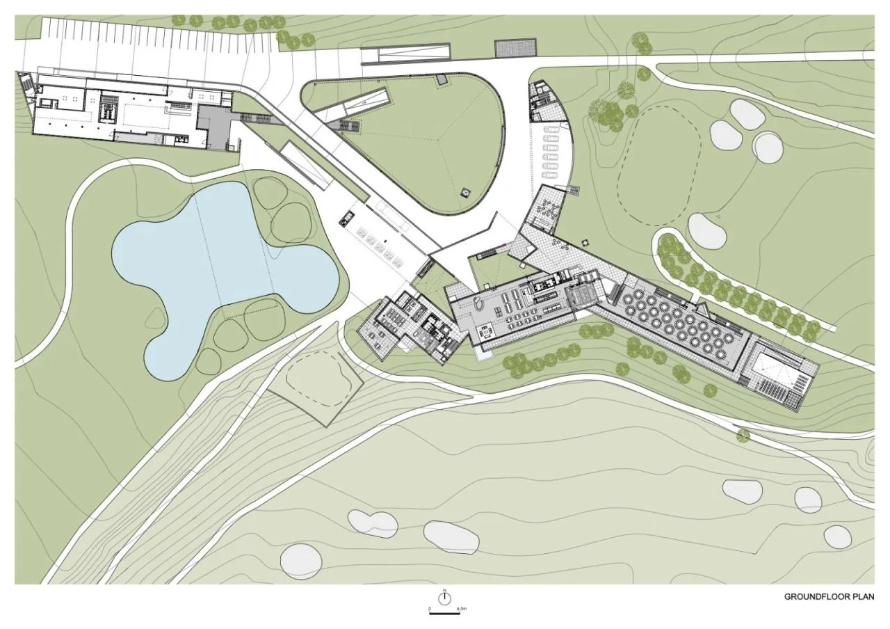 BIM Architecture | Taifeng Golf Club Jiaqing Hall/Á lvaro Siza Vieira+Carlos Castanheira
