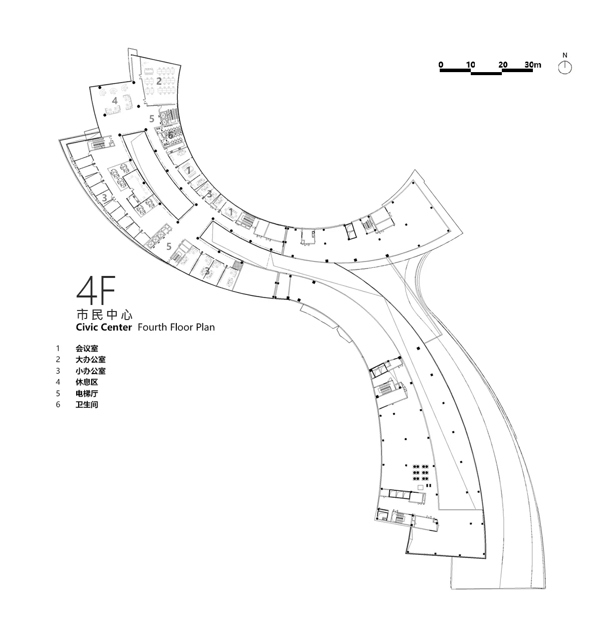 BIM Architecture | Integrating Architecture with Nature: Meishan East New City Three Centers and One Base/Mainland Architectural Design