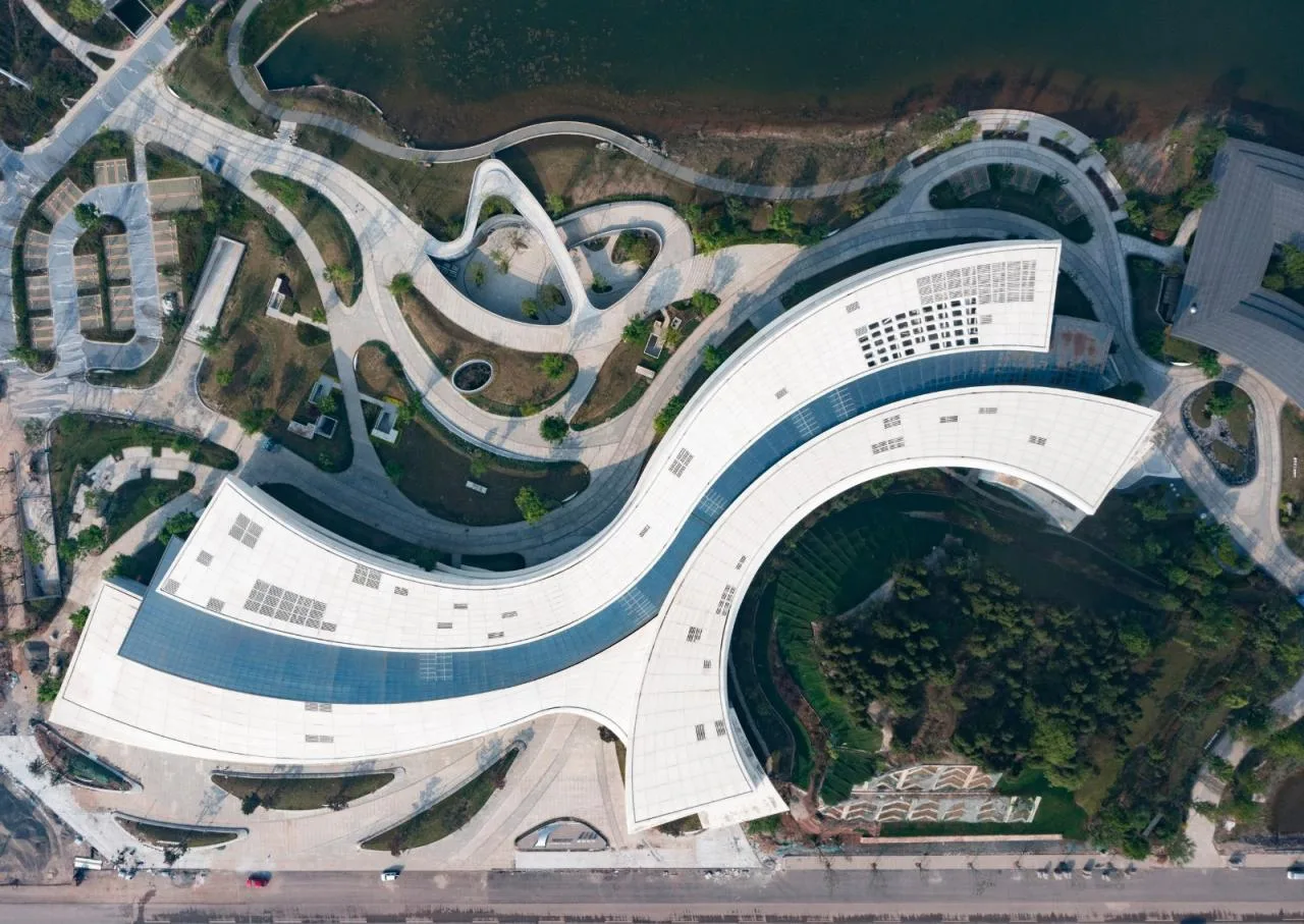 BIM Architecture | Integrating Architecture with Nature: Meishan East New City Three Centers and One Base/Mainland Architectural Design