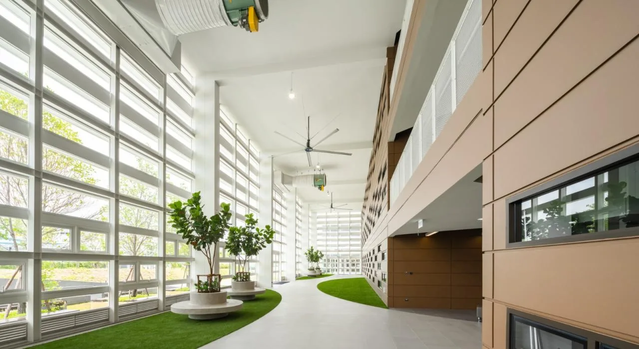 BIM Architecture | Fan shaped Unfolding, SISB/Plan Architect for Thonburi Campus in Thailand