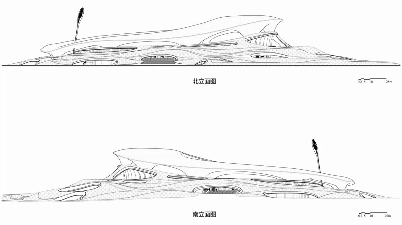 BIM Architecture | Design of the World's Largest Earthly Covered Building Complex: 'Disappearing Stadium'/MAD Ma Yansong