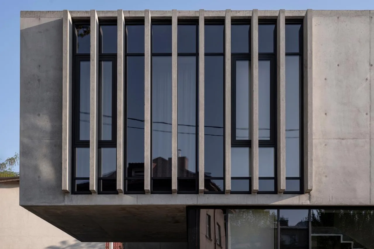 BIM Architecture | Modernist Concrete Housing, Kaunas House/Architectural Bureau G. Natkevicius&  Partners