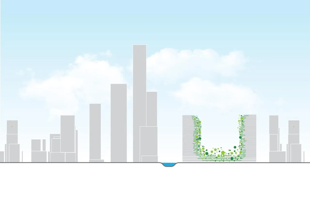 BIM architecture | High altitude canyon: Nanjing Oasis Building/MVRDV wins bid