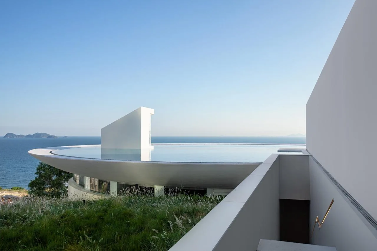 BIM Architecture | Seaside Bookstore on the Cliff: Huizhou Shuangyue Bay Yidrip Water Library/Sanwen Architecture