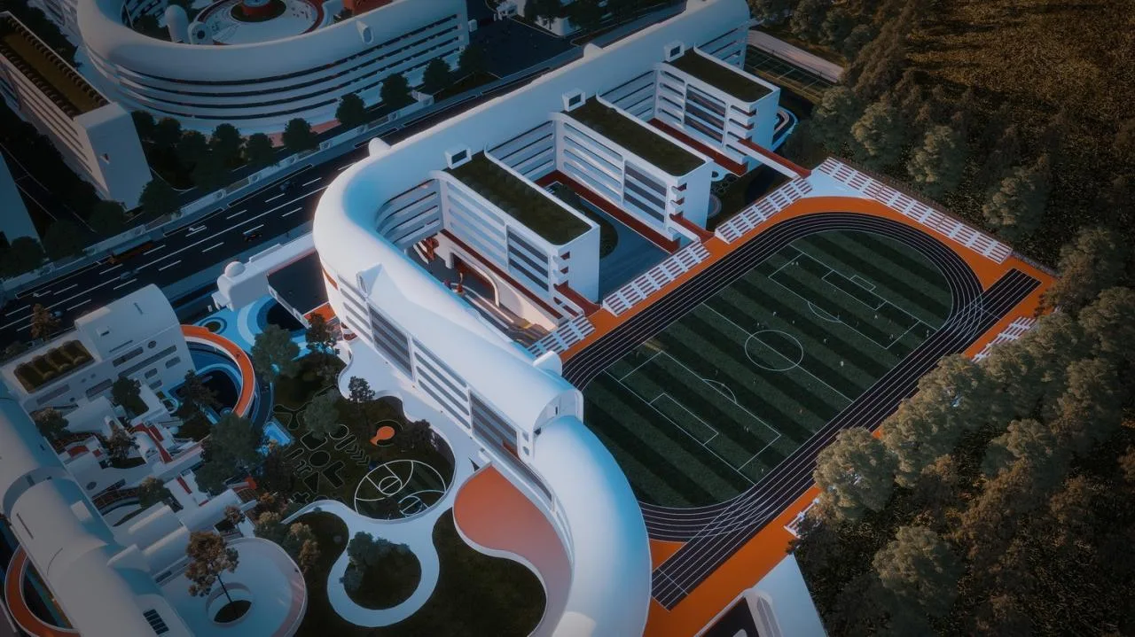 BIM Architecture | Futurist Campus: Western (Chongqing) Science City Future Campus International Competition/Wang Junbao DIKA
